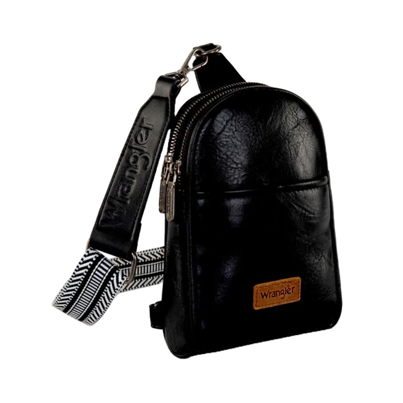 Wrangler WG87-227BK- Black - Wrangler Sling Bag/Crossbody