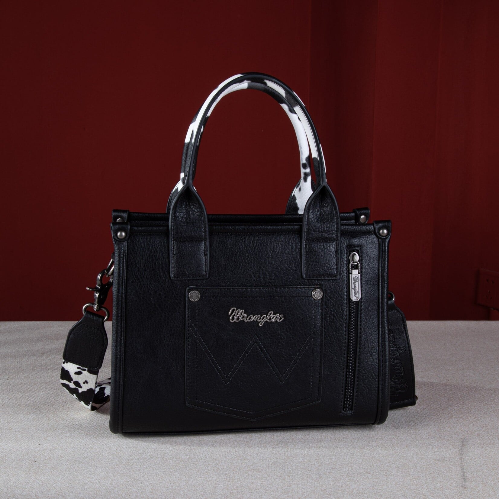 Wrangler WG102-8120SBK - Black - Wrangler CC Tote / Crossbody