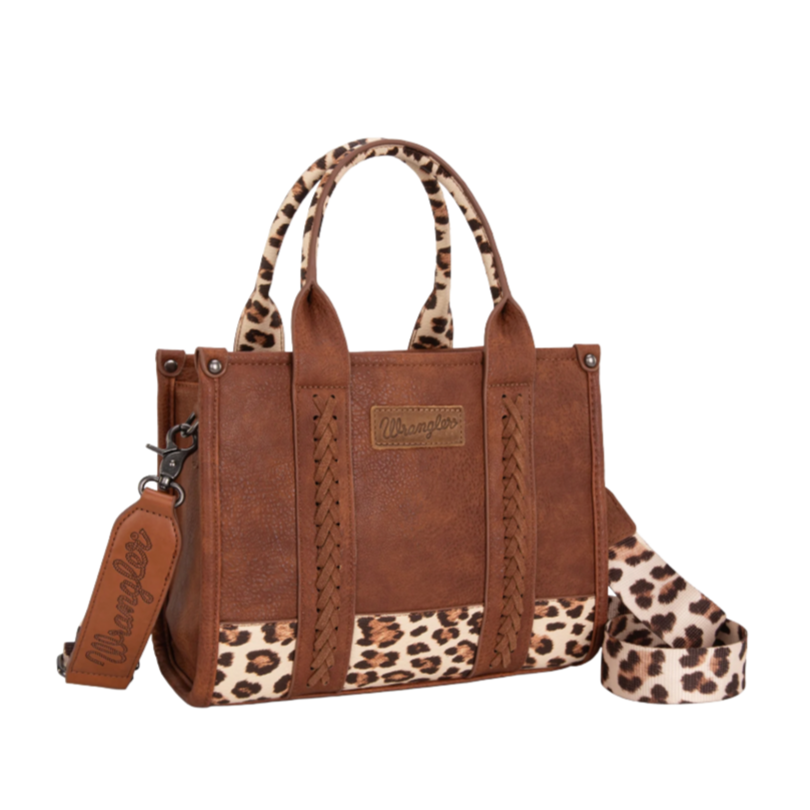 Wrangler WG102-8120SLP-BR - Leopard Brown - Wrangler CC Tote / Crossbody