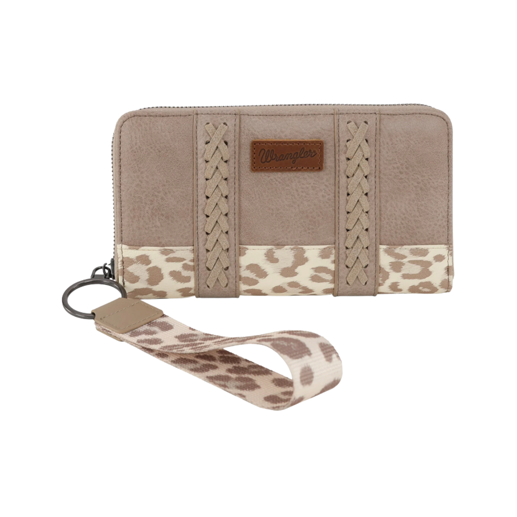 Wrangler WG102-W006TN - Tan -  Wrangler Cow Print Wallet