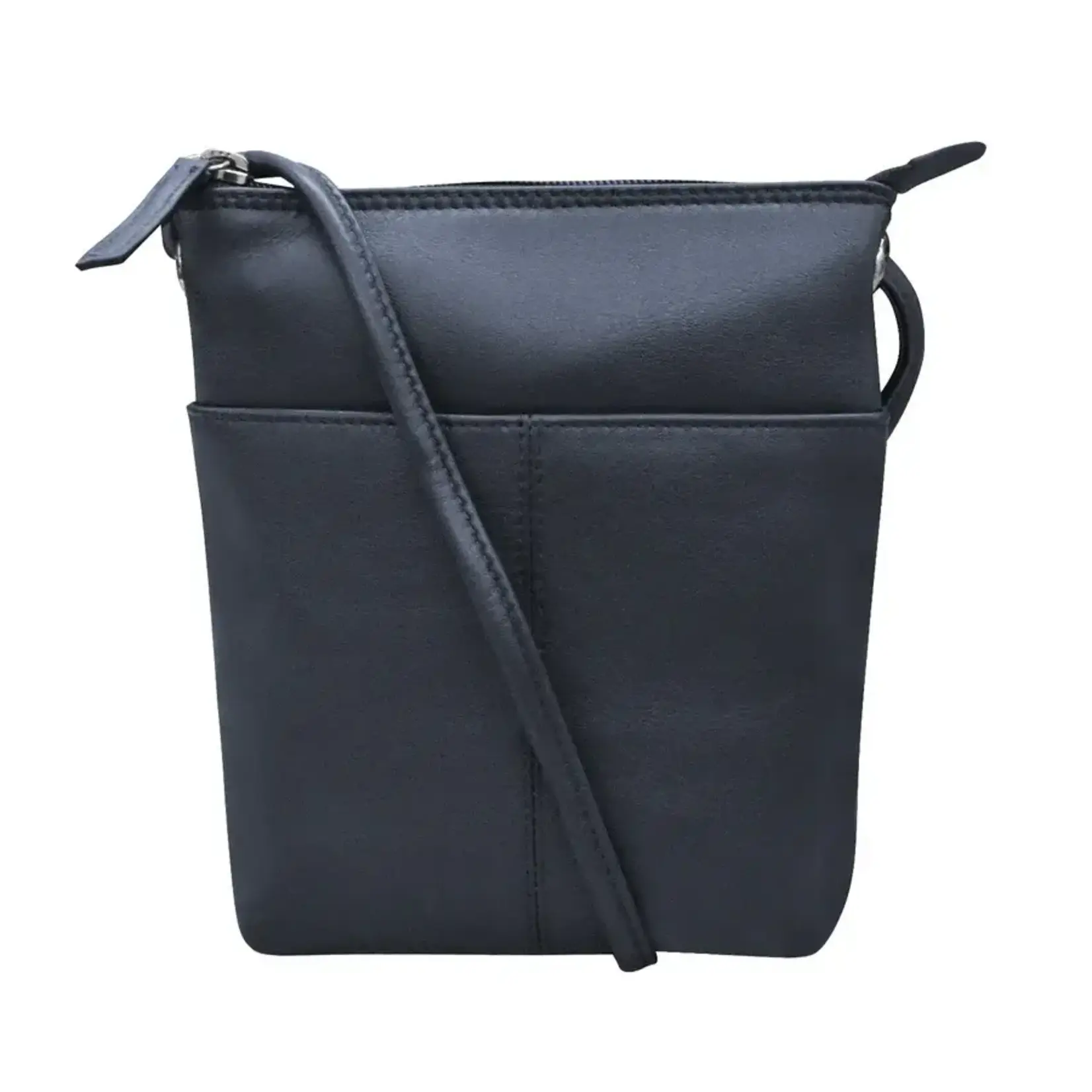 Leather Handbags and Accessories 6662 Classic Navy - Mini Sac