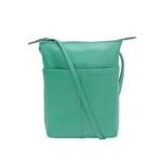 Leather Handbags and Accessories 6662 Turquoise - Mini Sac