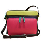Leather Handbags and Accessories 6333 Black Brights - Organizer Bag