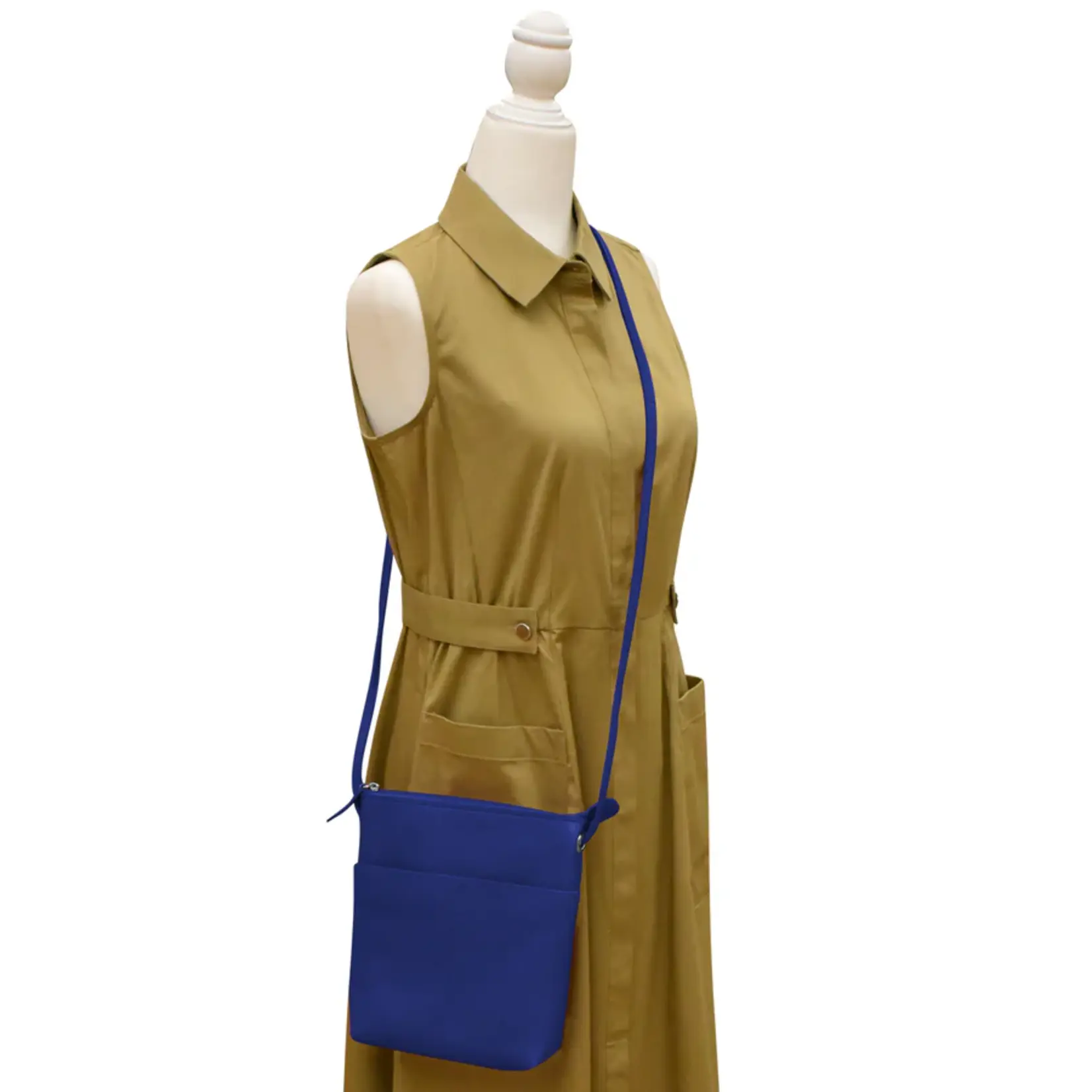 Leather Handbags and Accessories 6661 Pesto Green - Midi Sac