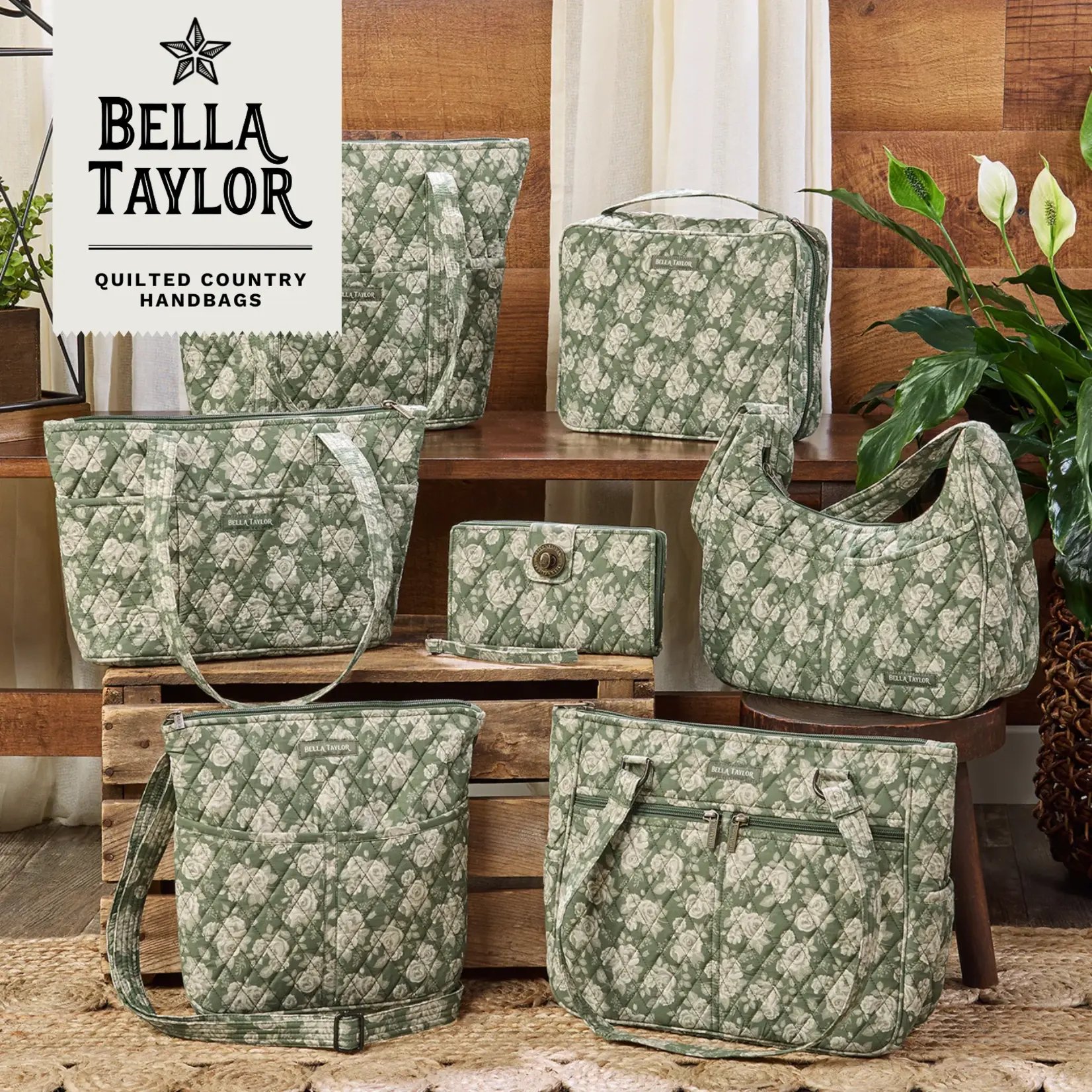 Bella Taylor RFID Cash System Wallet - Heirloom Rose