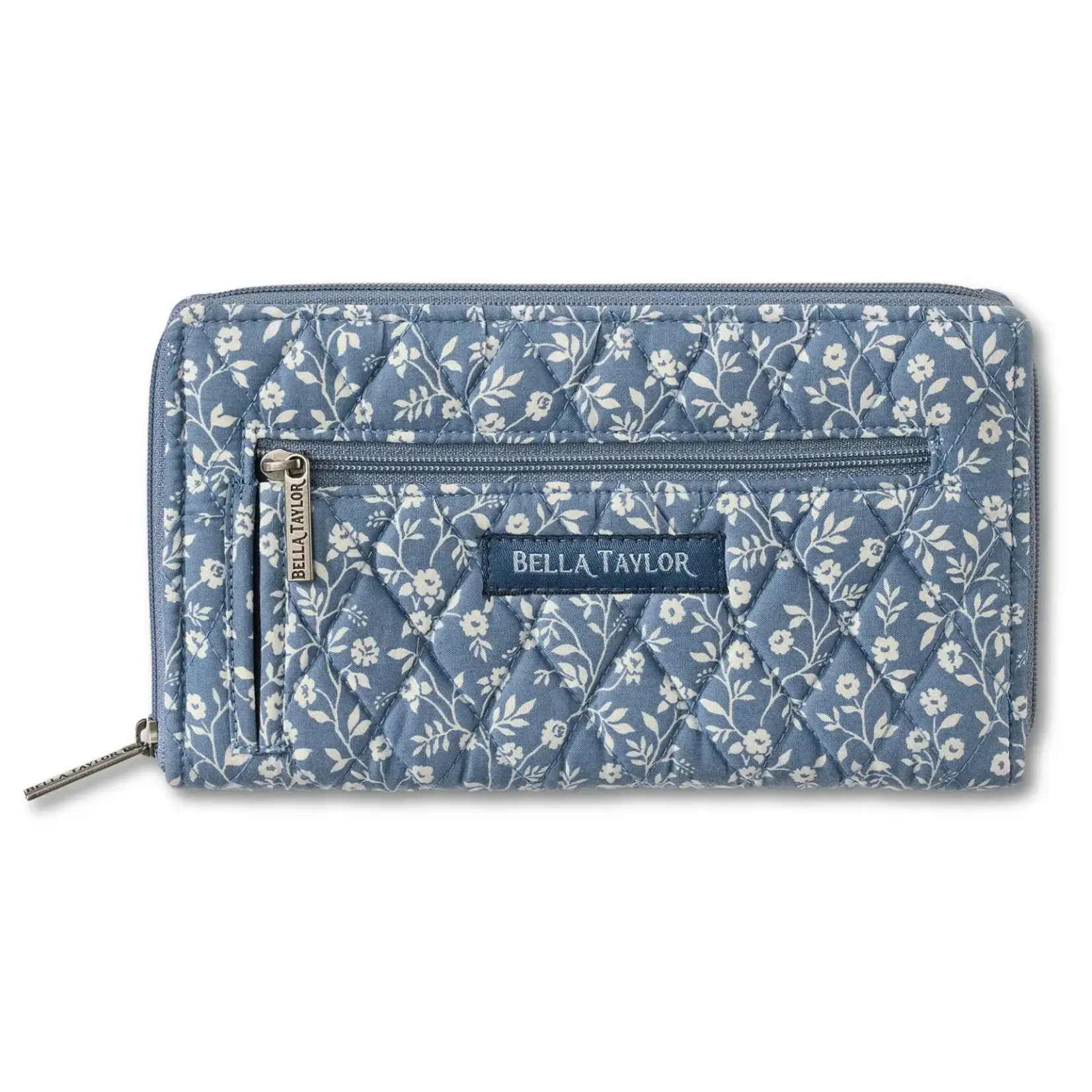 Bella Taylor RFID Wrist Strap Wallet - Heritage Blue Floral