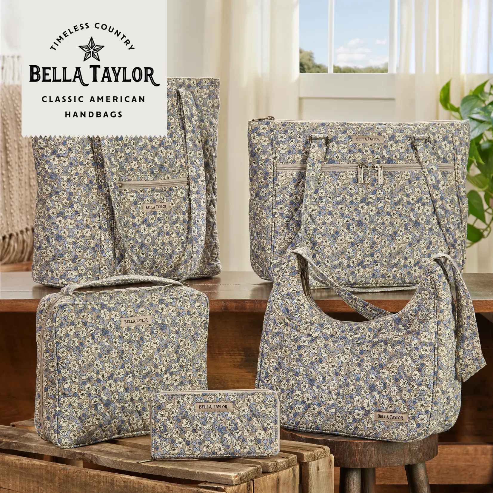 Bella Taylor Hipster - Khaki Floral