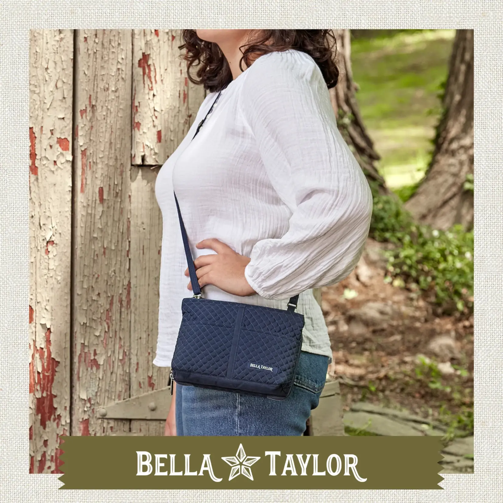 Bella Taylor Essentials Wallet Crossbody - Solid Navy