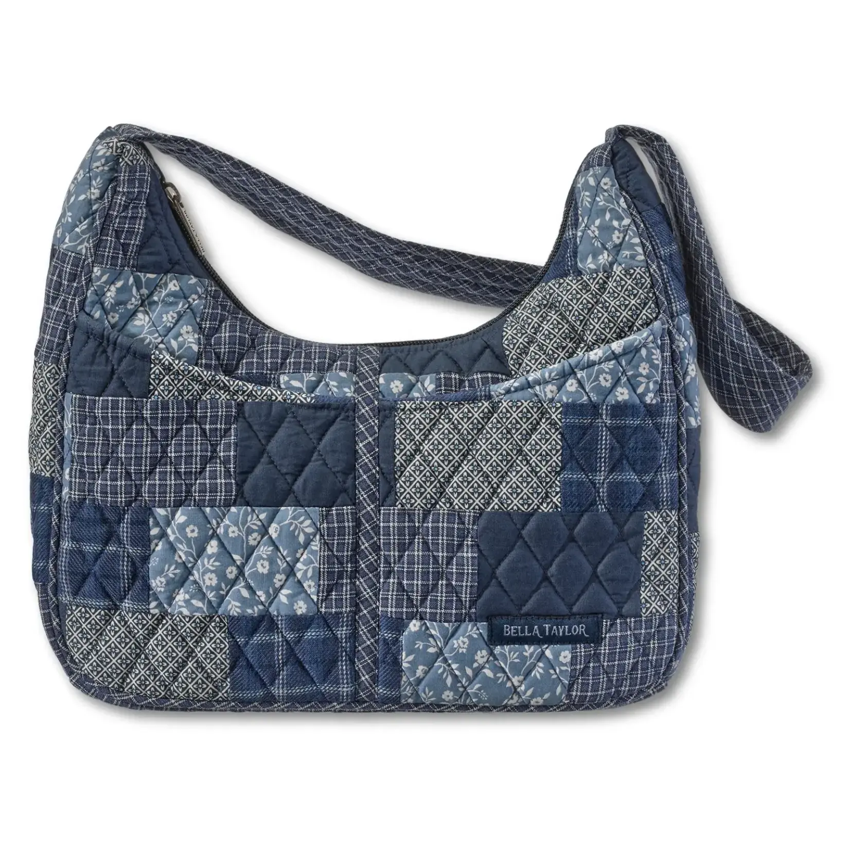 Bella Taylor Blakely Shoulder Bag - Heritage Blue Patch