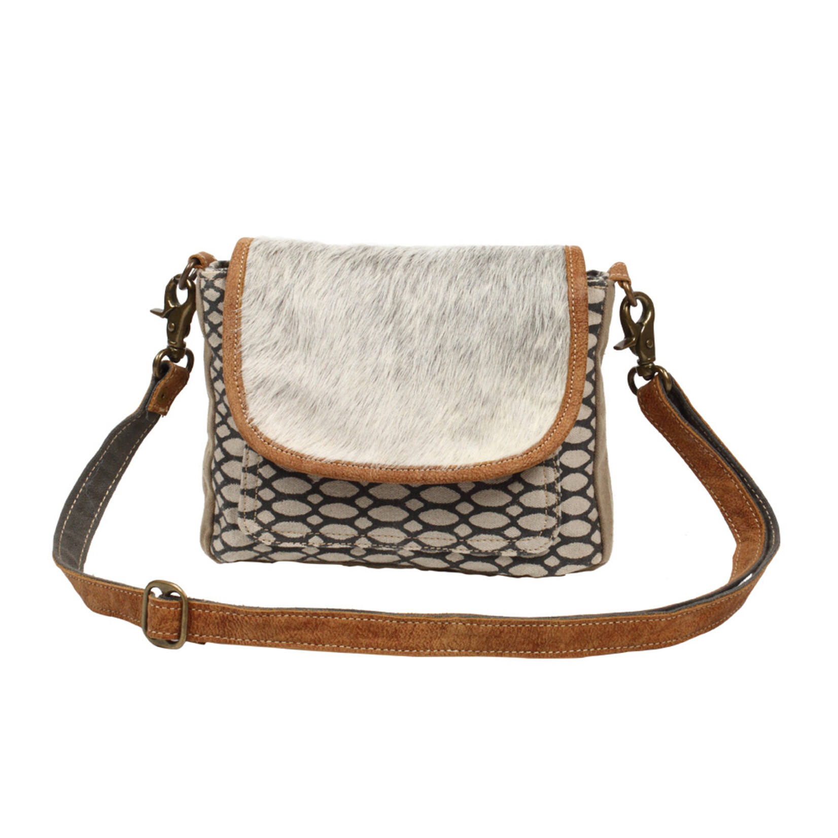 Myra Bags S-1225 Hairon Flap & Honey Bee Design Crossbody 2026