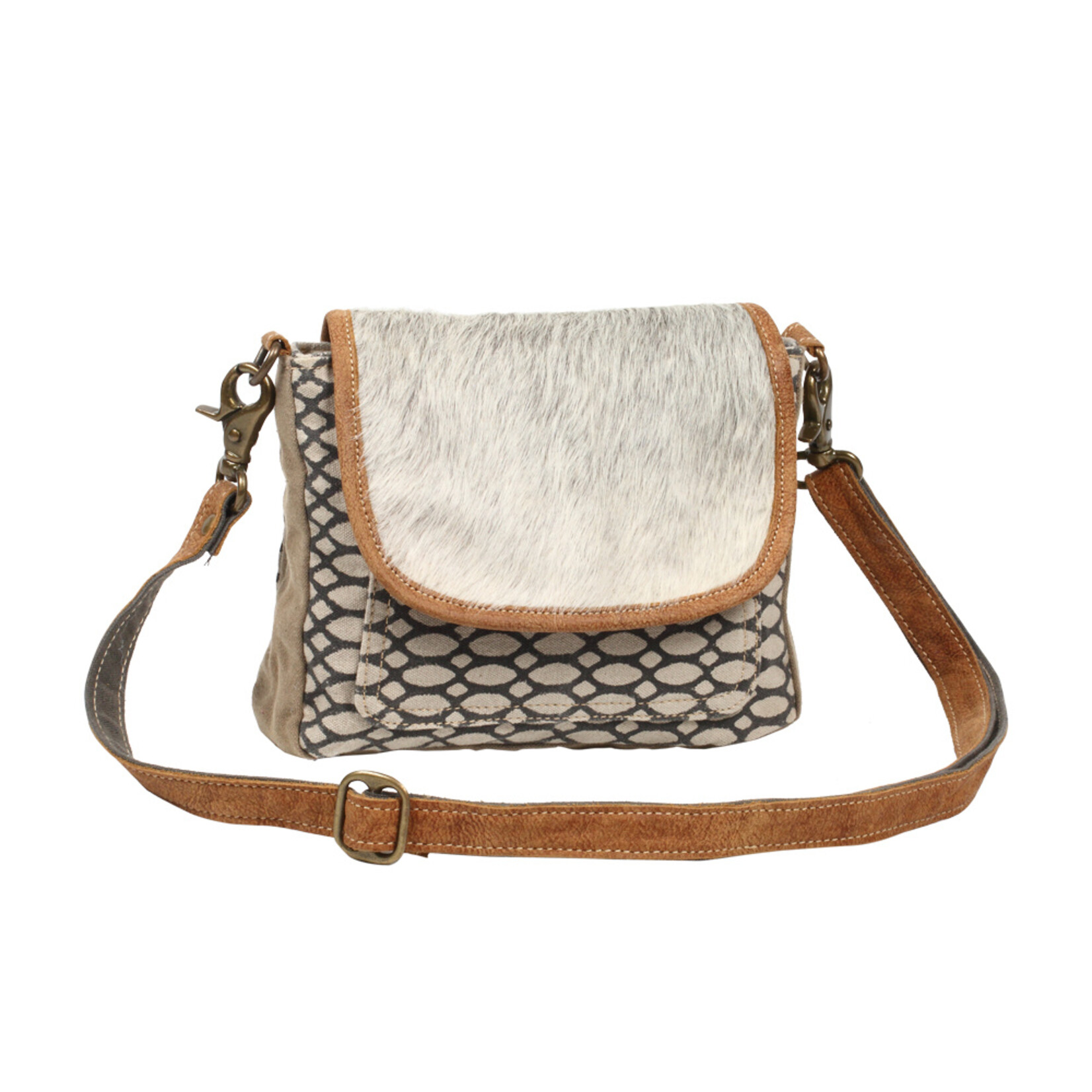 Myra Bags S-1225 Hairon Flap & Honey Bee Design Crossbody 2026