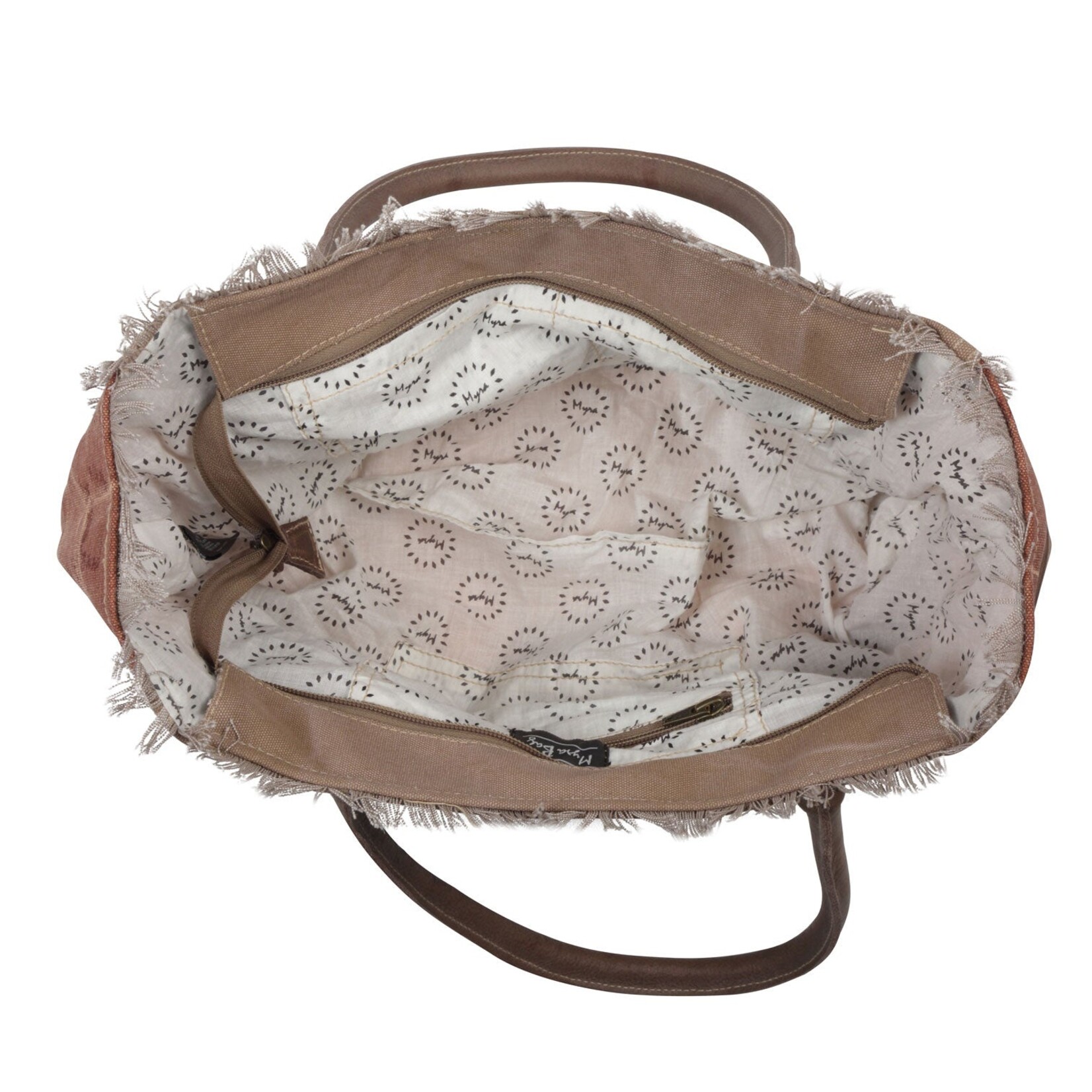 Myra Bags S-4443 Ecru Small Tote 2026