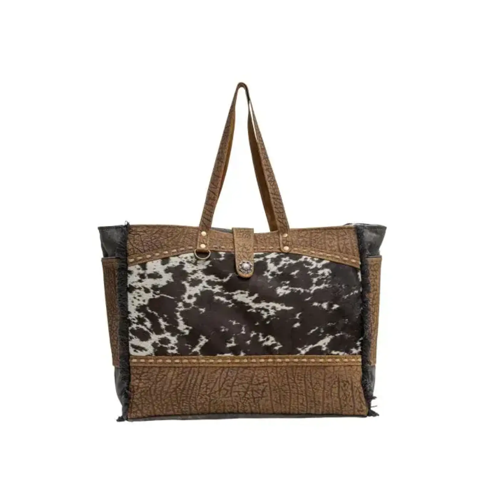 Myra Bags S-6780 Asher Canvas and Hairon Bag 2026