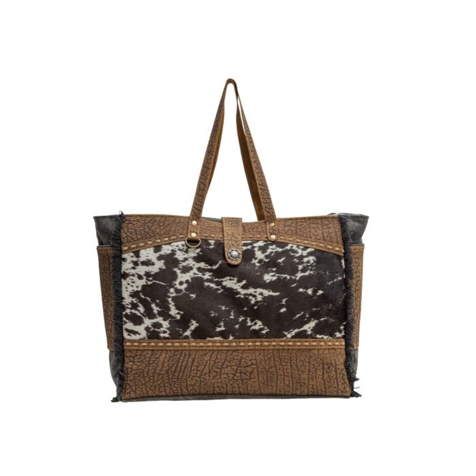 Myra Bags S-6780 Asher Canvas and Hairon Bag 2026