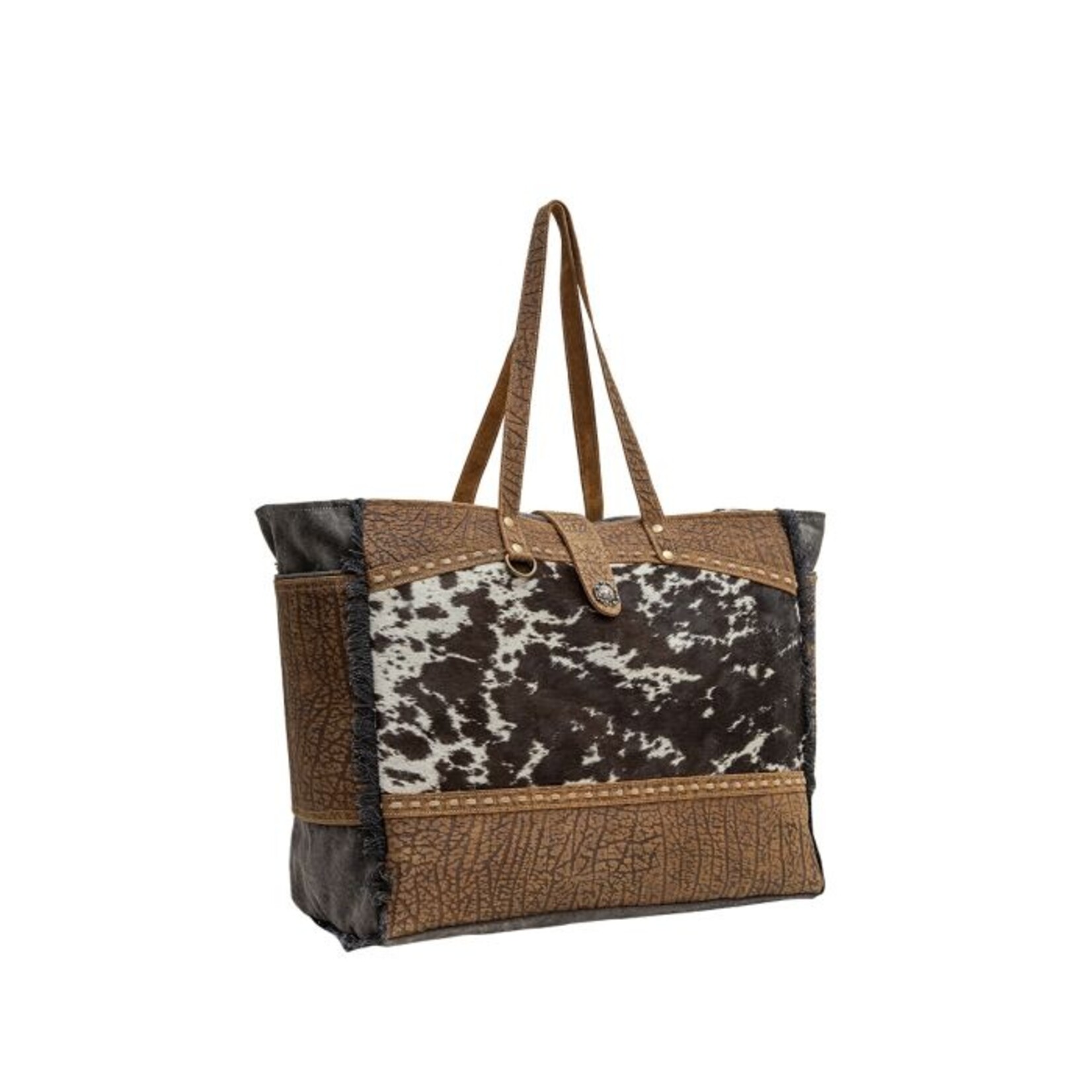Myra Bags S-6780 Asher Canvas and Hairon Bag 2026