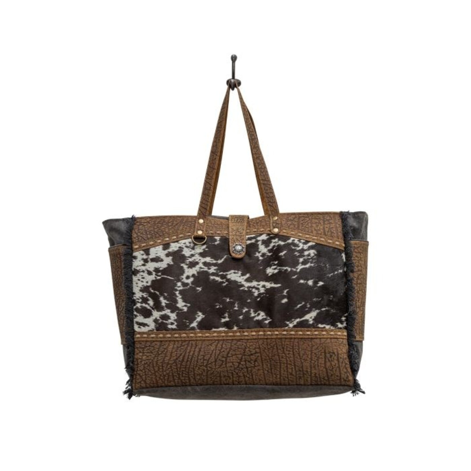 Myra Bags S-6780 Asher Canvas and Hairon Bag 2026