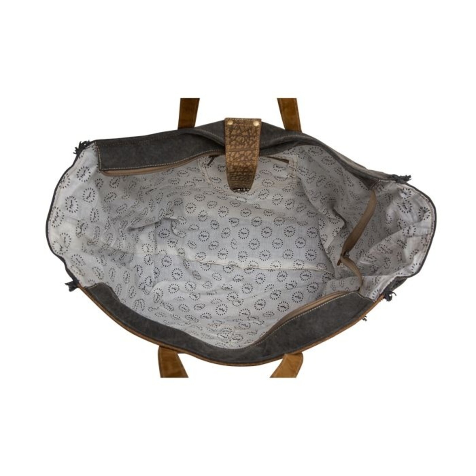 Myra Bags S-6780 Asher Canvas and Hairon Bag 2026