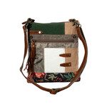 Myra Bags S-8393 Boulangerie Floral Trim Crossbody Bag 2026