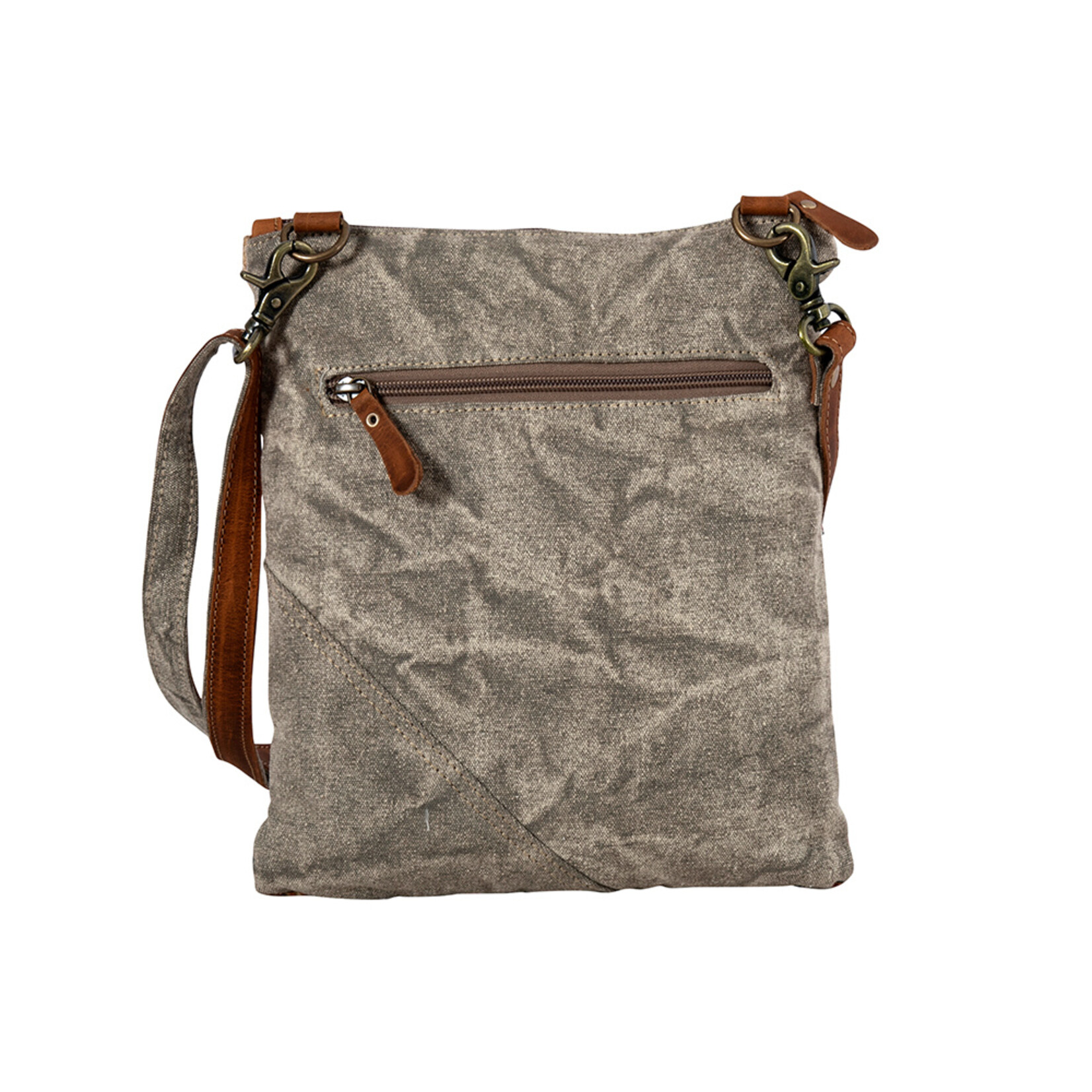 Myra Bags S-8393 Boulangerie Floral Trim Crossbody Bag 2026
