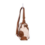 Myra Bags S-8461 Robnette Ranch Fanny Pack - Caramel & White 2026