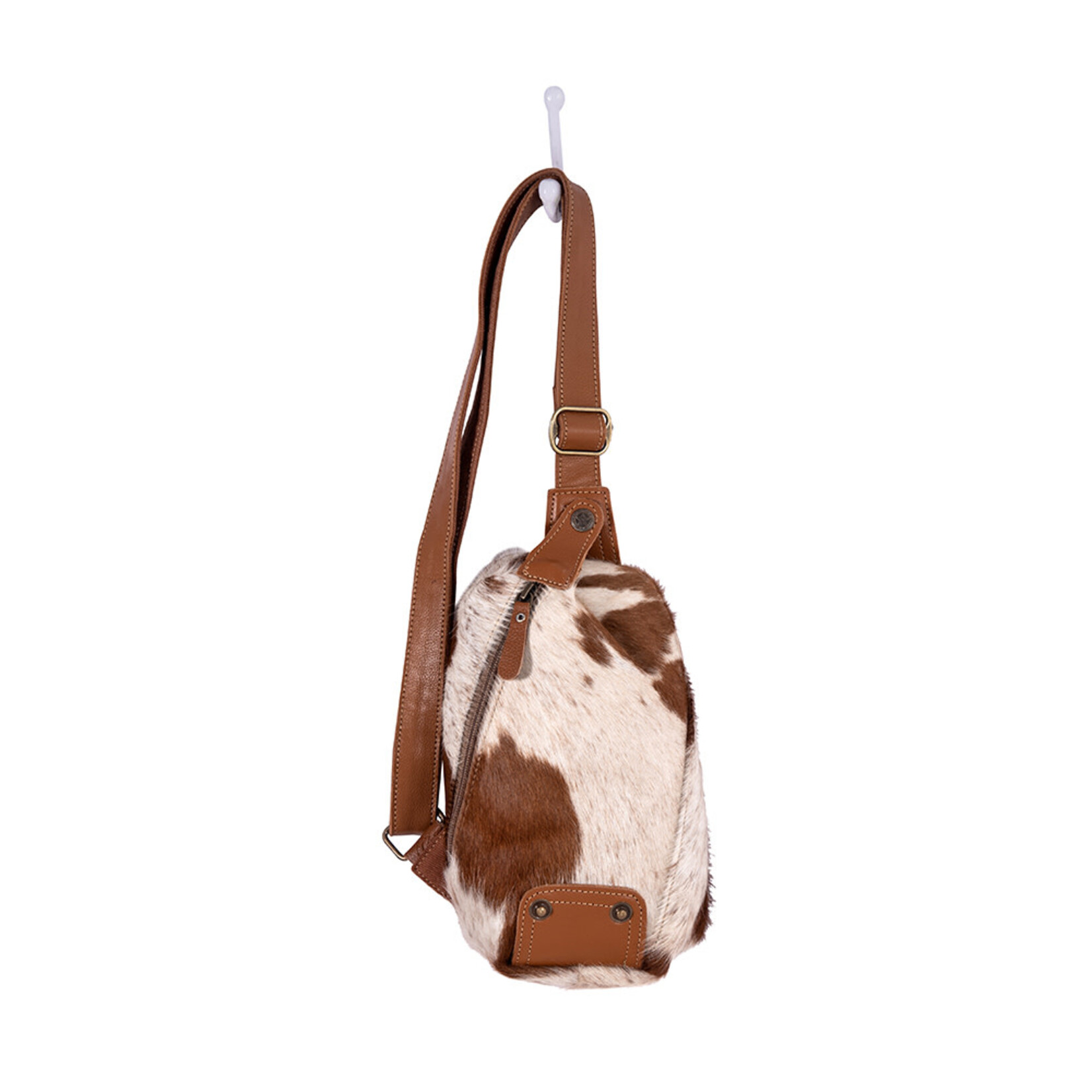 Myra Bags S-8461 Robnette Ranch Fanny Pack - Caramel & White 2026
