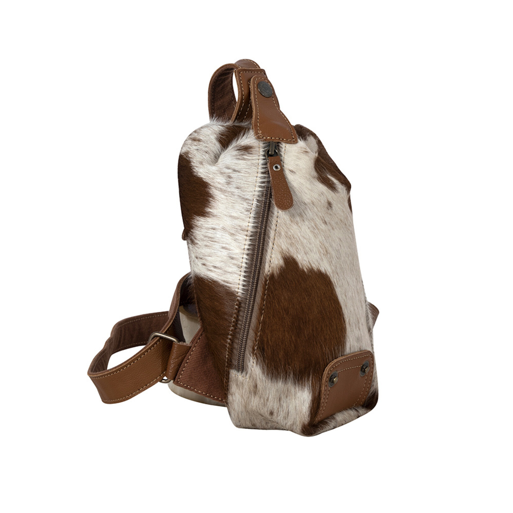 Myra Bags S-8461 Robnette Ranch Fanny Pack - Caramel & White 2026