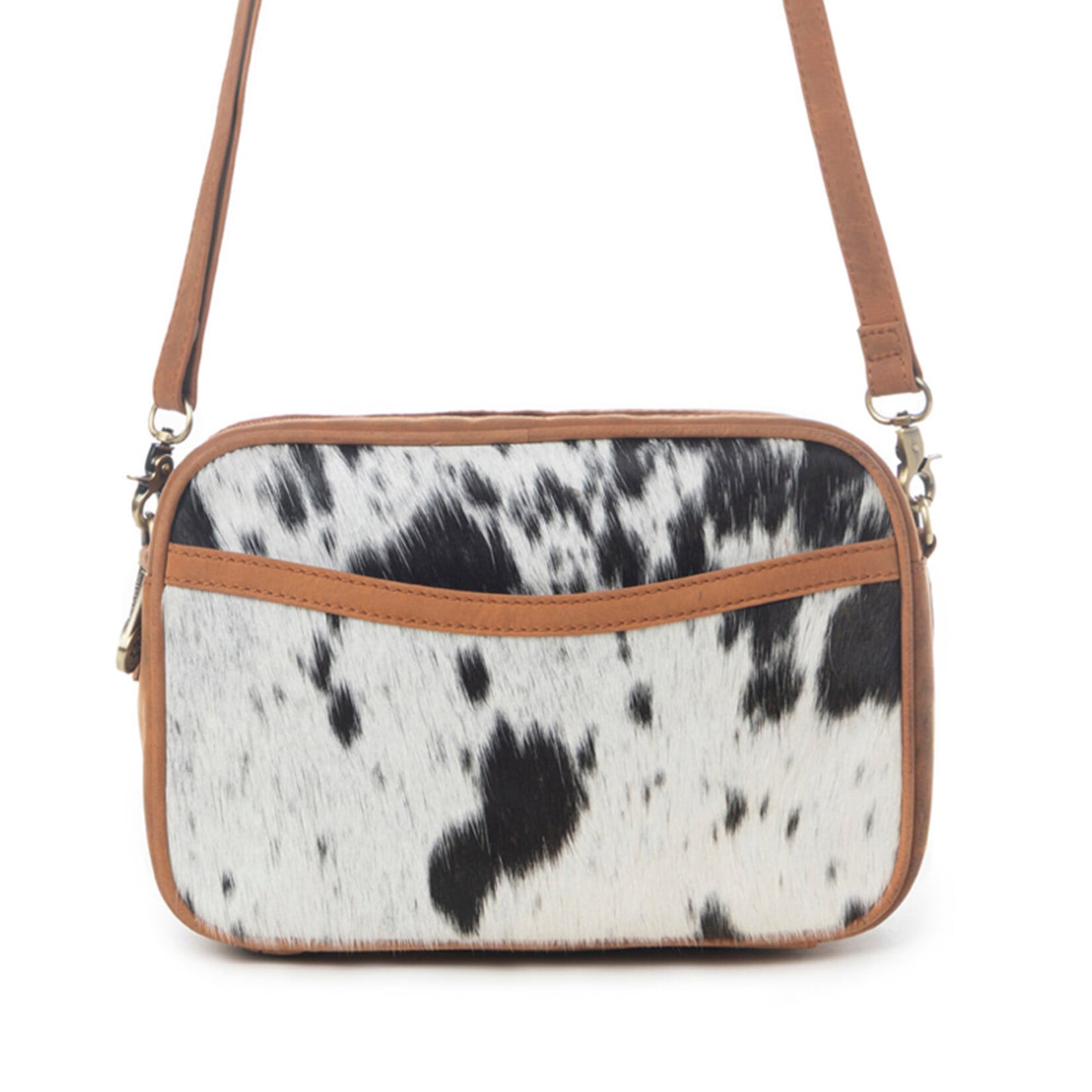 Myra Bags S-13702 Spade Valley Hairon Leather - Brindle Brown 2026