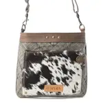 Myra Bags S-14793 Aztec Hide Crossbody Bag - Olive - 2026
