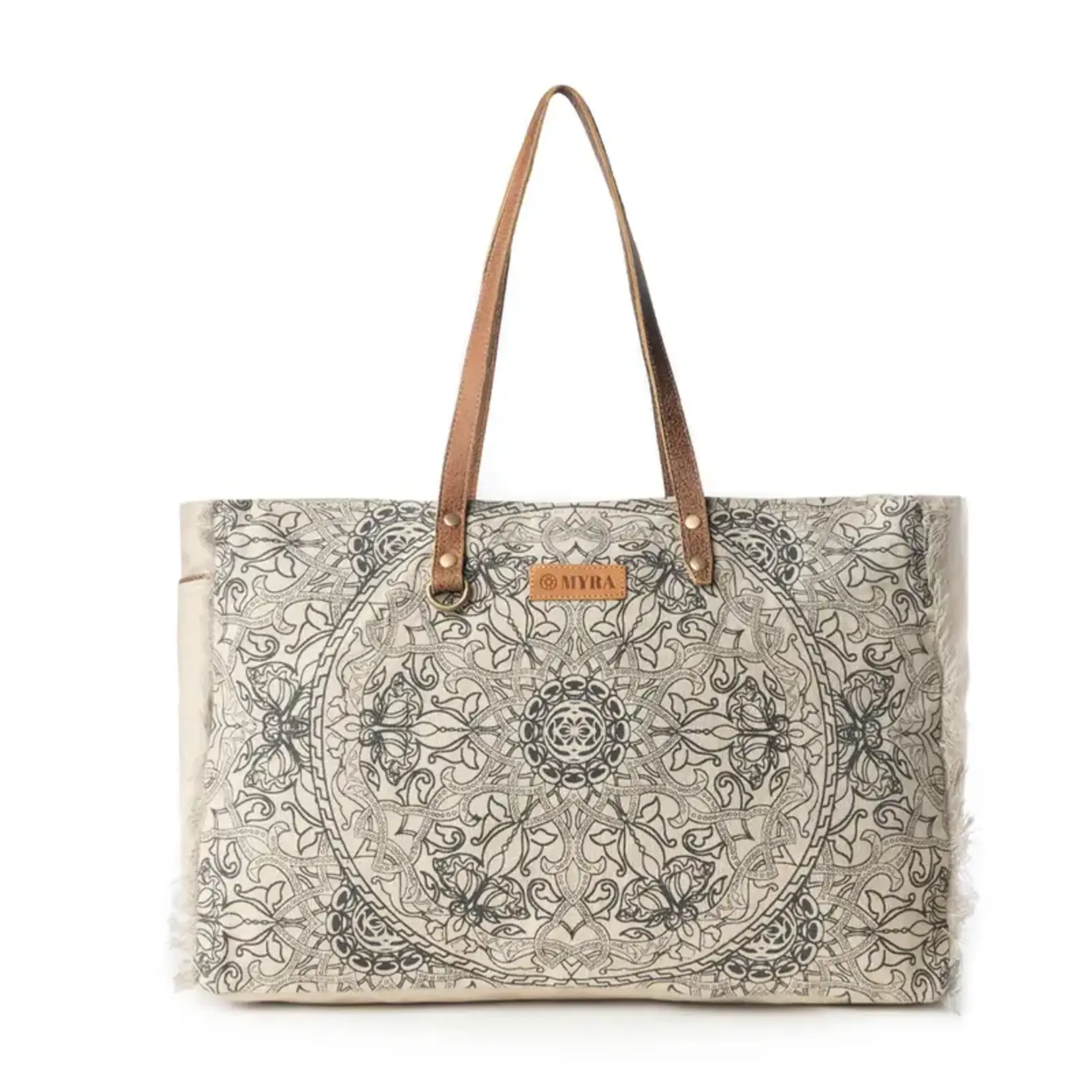 Myra Bags S-14781 Wildmandala Weekender Bag - Ivory 2026