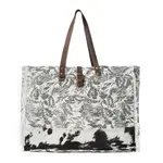Myra Bags S-14828 Wildfern Hide Western Weekender Bag - Ivory 2026