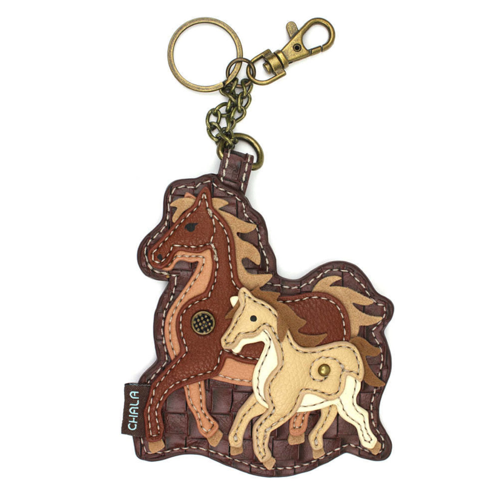 Chala Key Fob - Horse Family