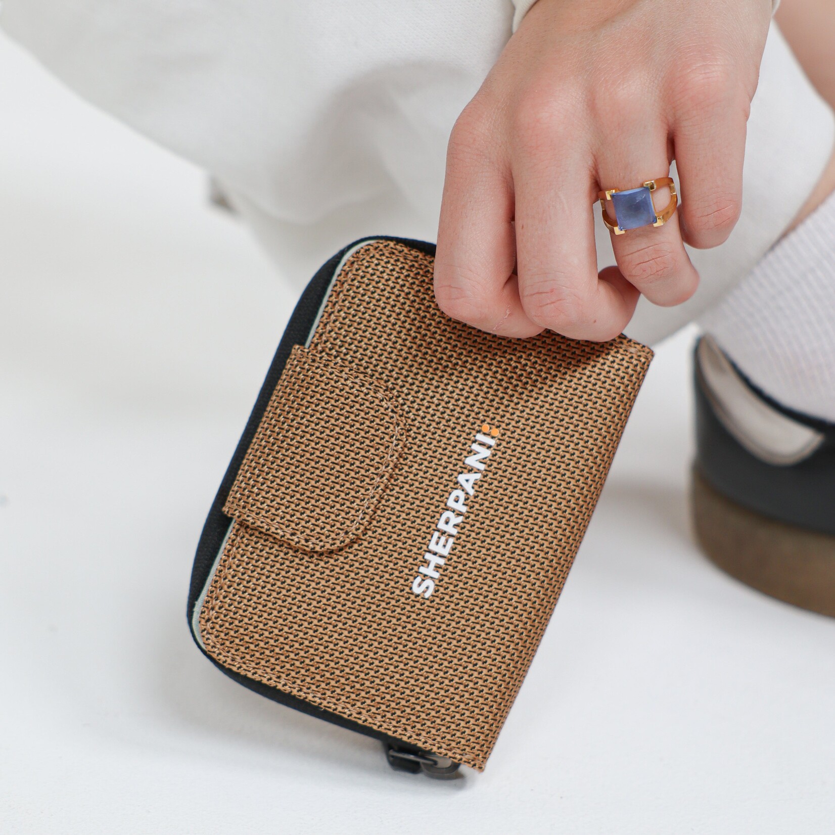 Sherpani Barcelona RFID Wallet - Sand 2026