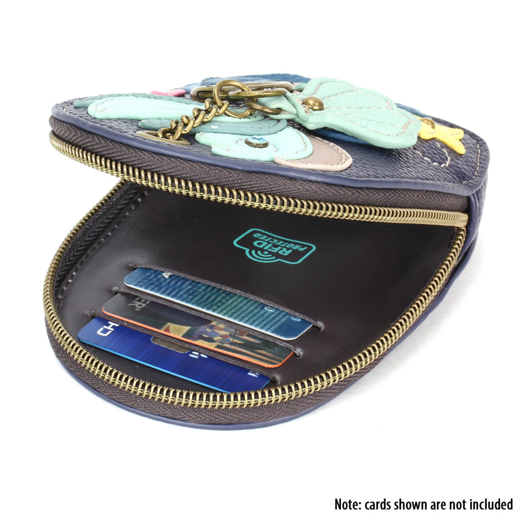 Chala Mini Coin Purse Keychain - Mermaid Tail 638MMT1
