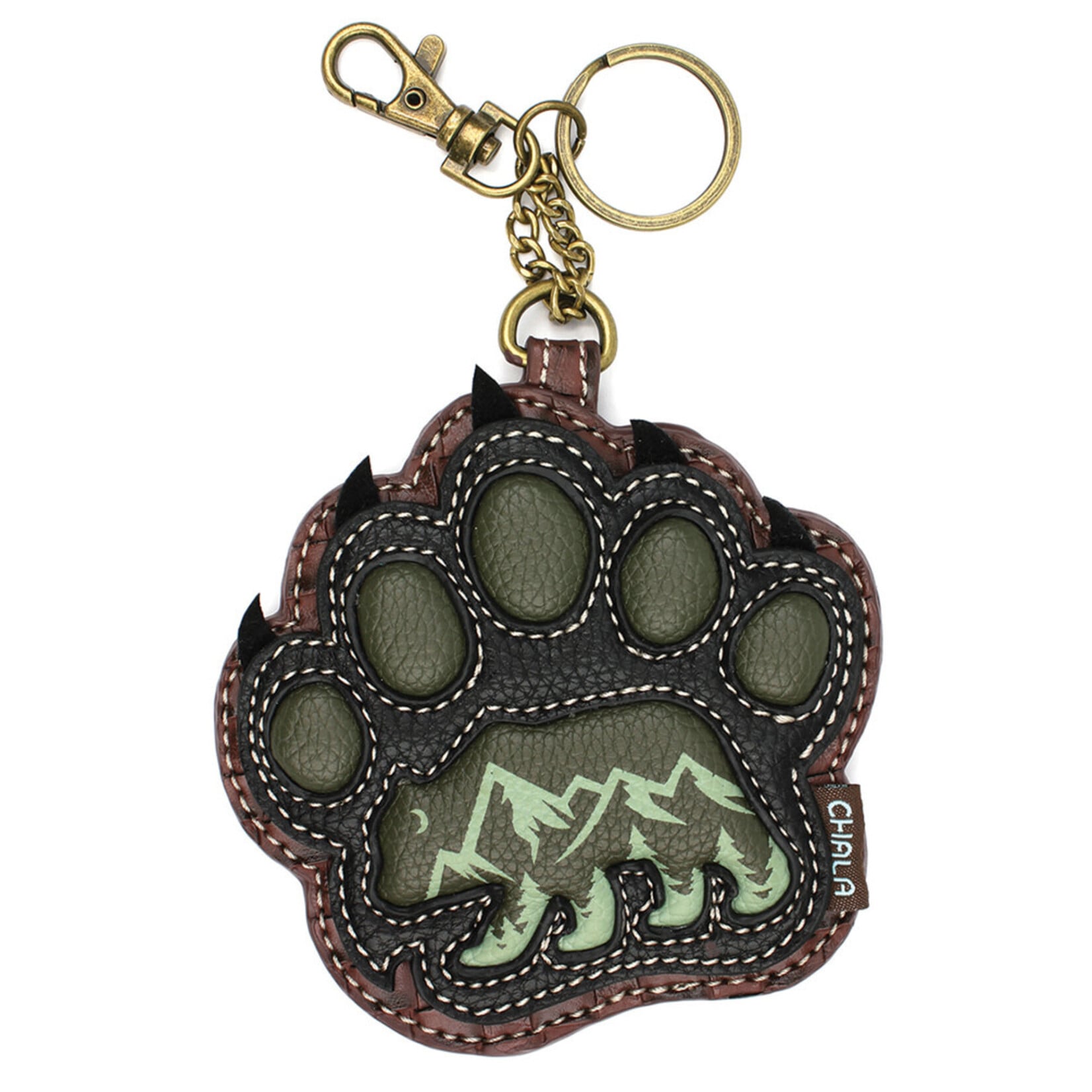 Chala Key Fob - Bear Paw Print 806BKP0