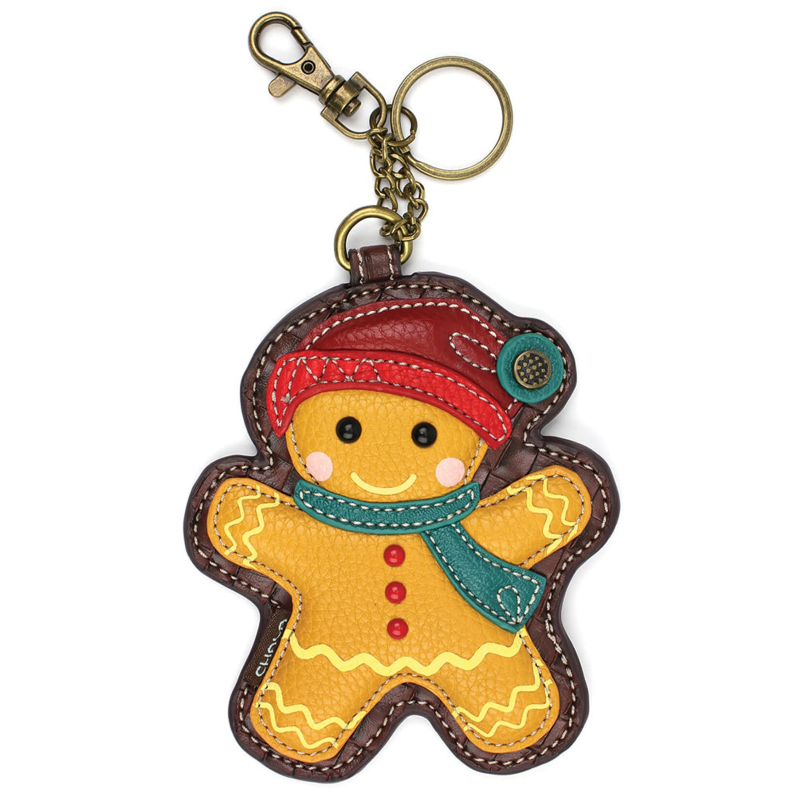 Chala Key Fob - Gingerbread Man 806GIN0