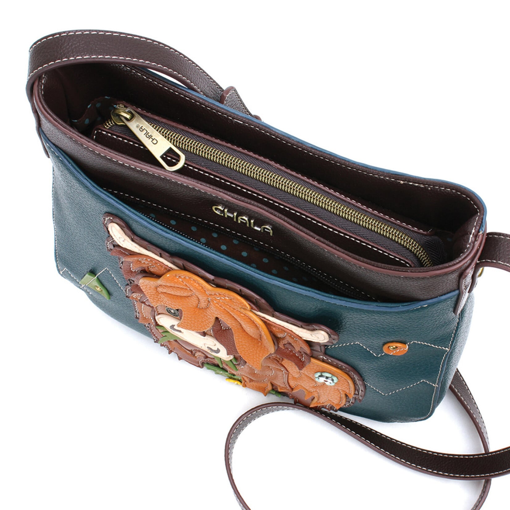 Chala Crescent Crossbody - Highland Cow 816HC7