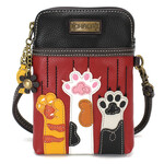 Chala Cell Phone Crossbody - Cat Paws 827CPW9