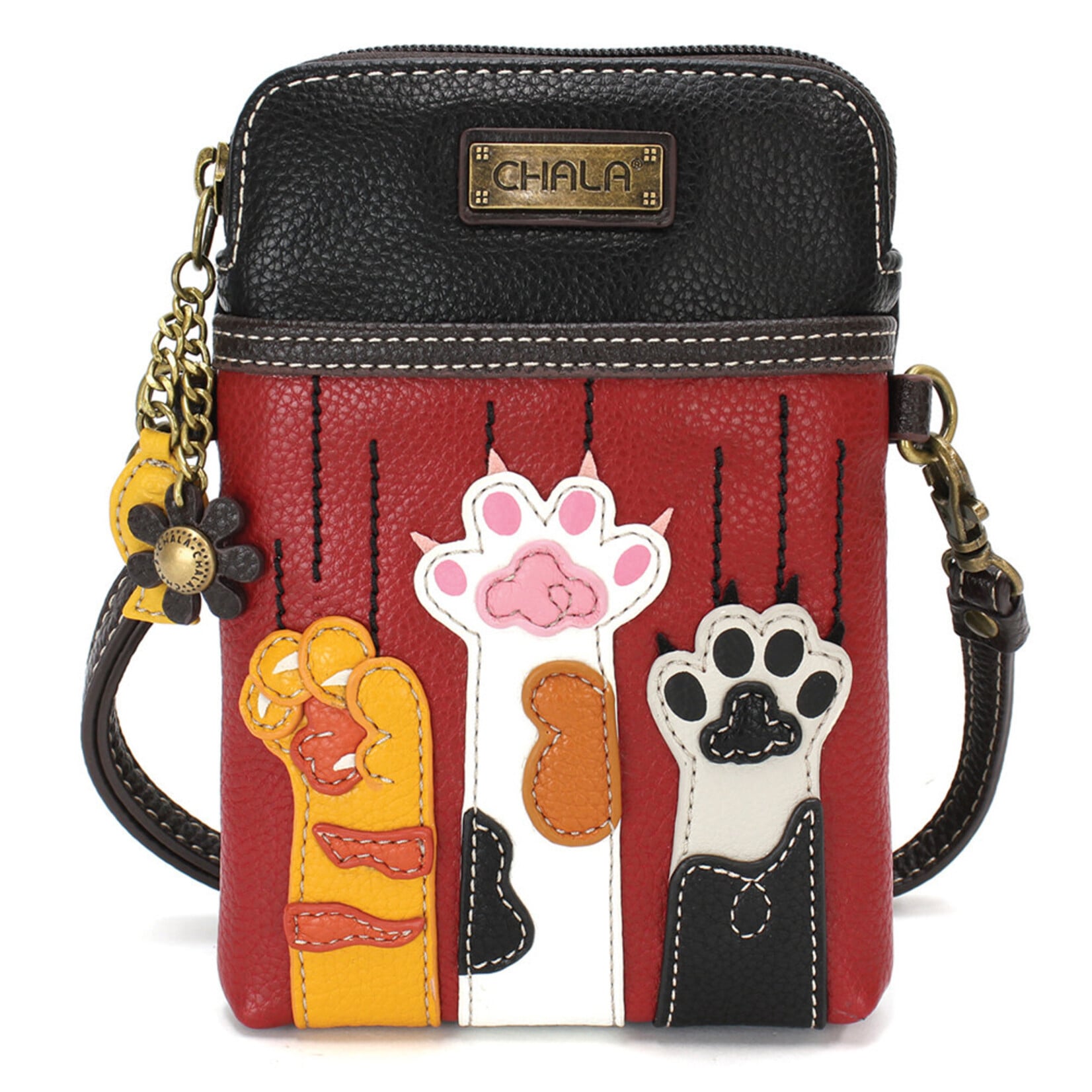 Chala Cell Phone Crossbody - Cat Paws 827CPW9