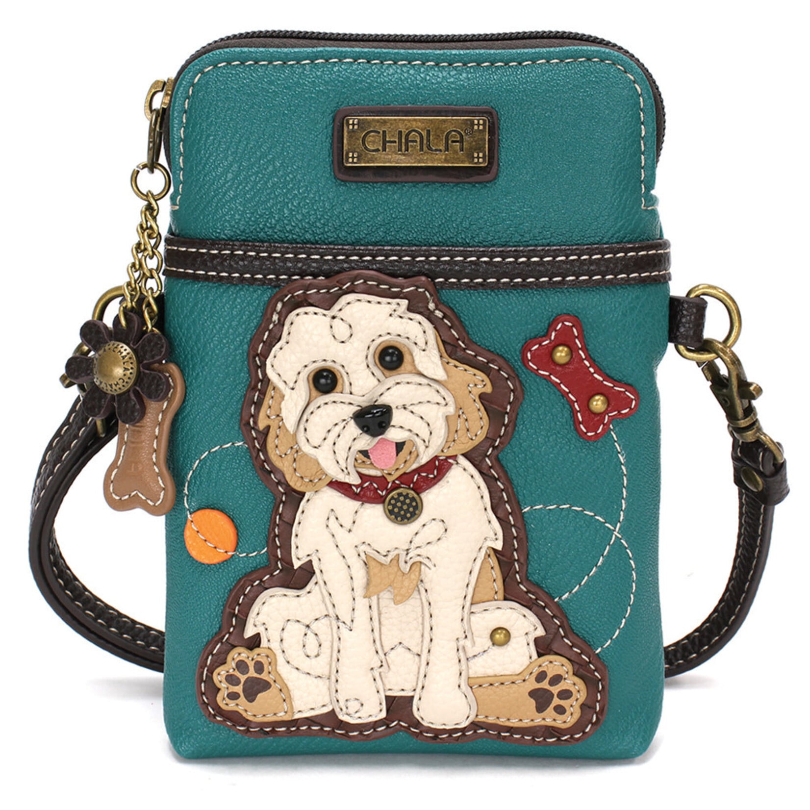 Chala Cell Phone Crossbody - Labradoodle 827LBD7