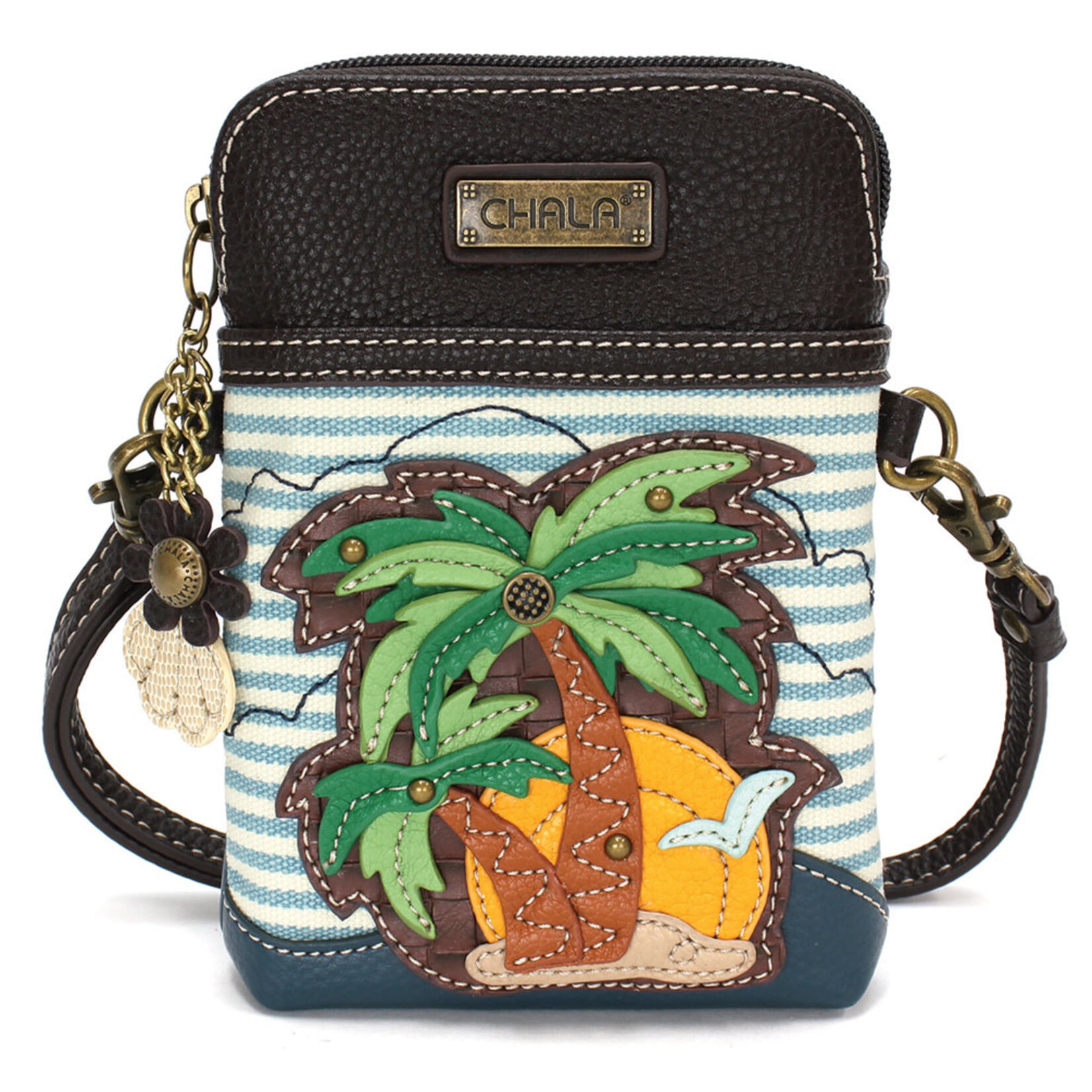 Chala Cell Phone Crossbody - Palm Tree 827PT1S
