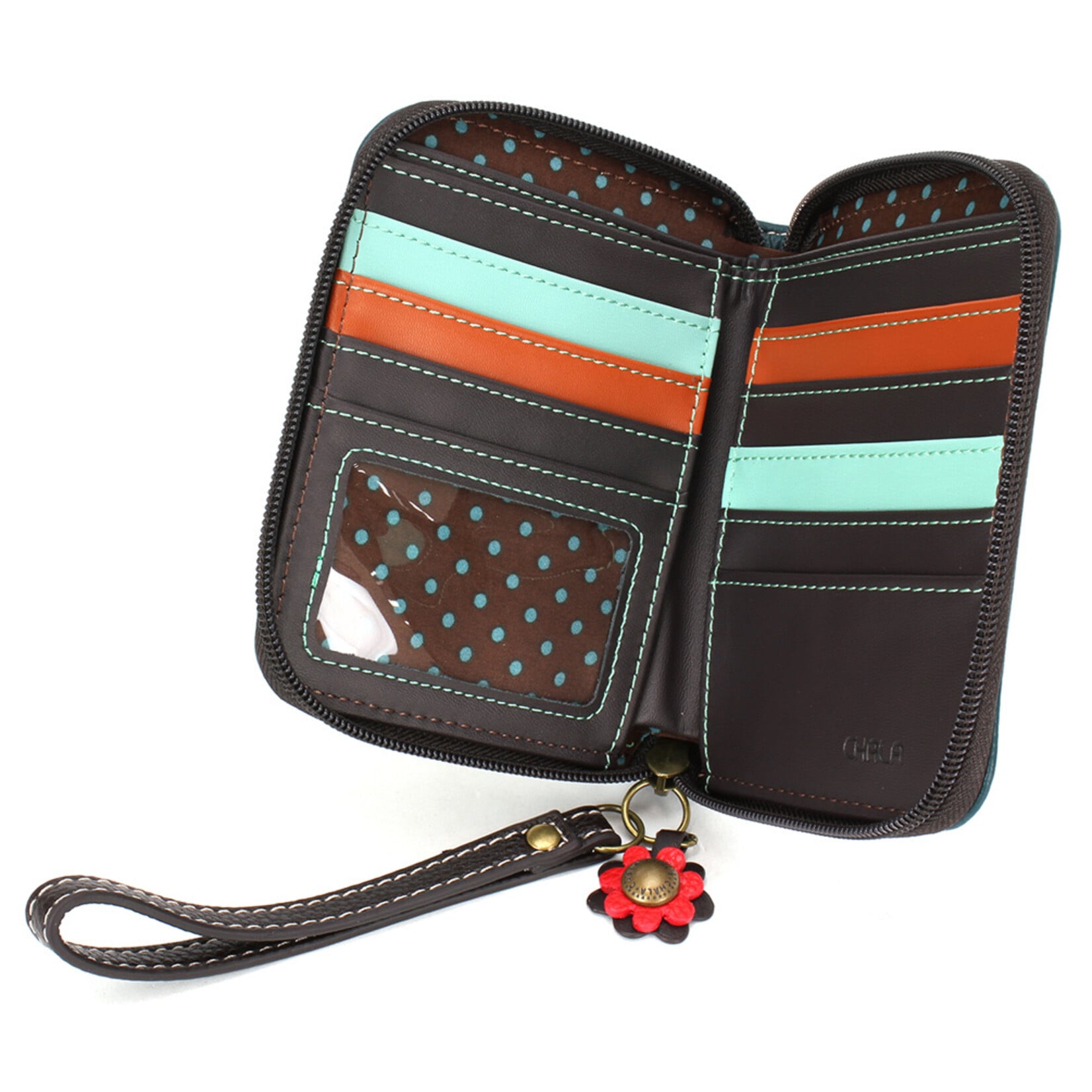 Chala Zip Around Wallet - Hen with Chicks 839HNC7