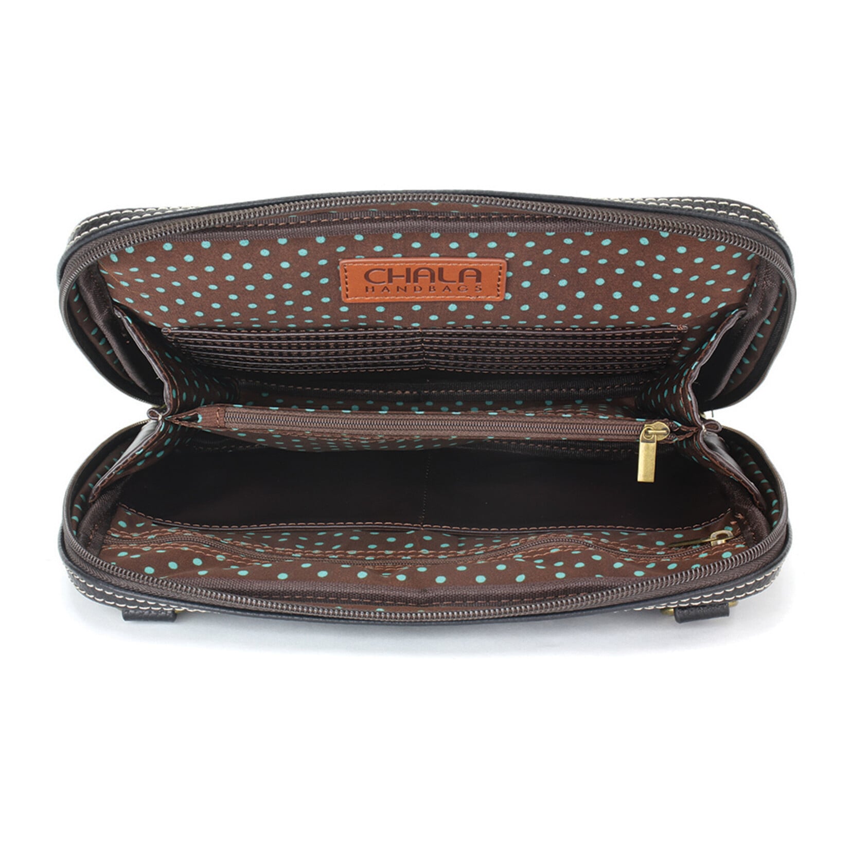 Chala Companion Organizer Crossbody - Black Cat 851BC4