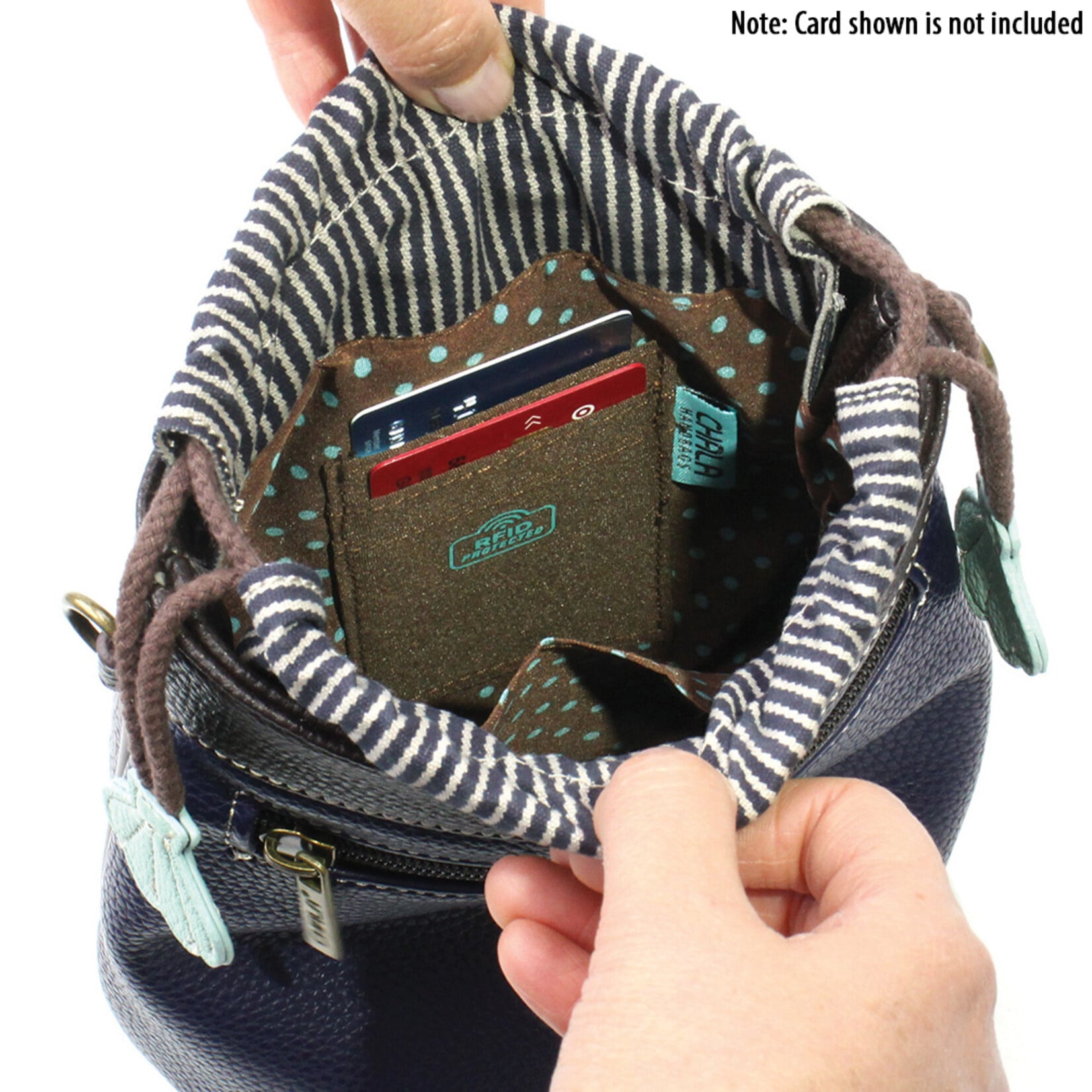 Chala Drawstring Bucket Bag - Turtle A - 857TUA1