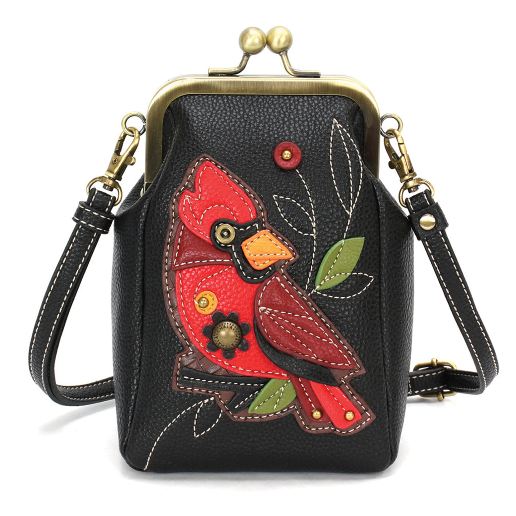 Chala Kisslock Cell Phone Crossbody - Cardinal 863CD6
