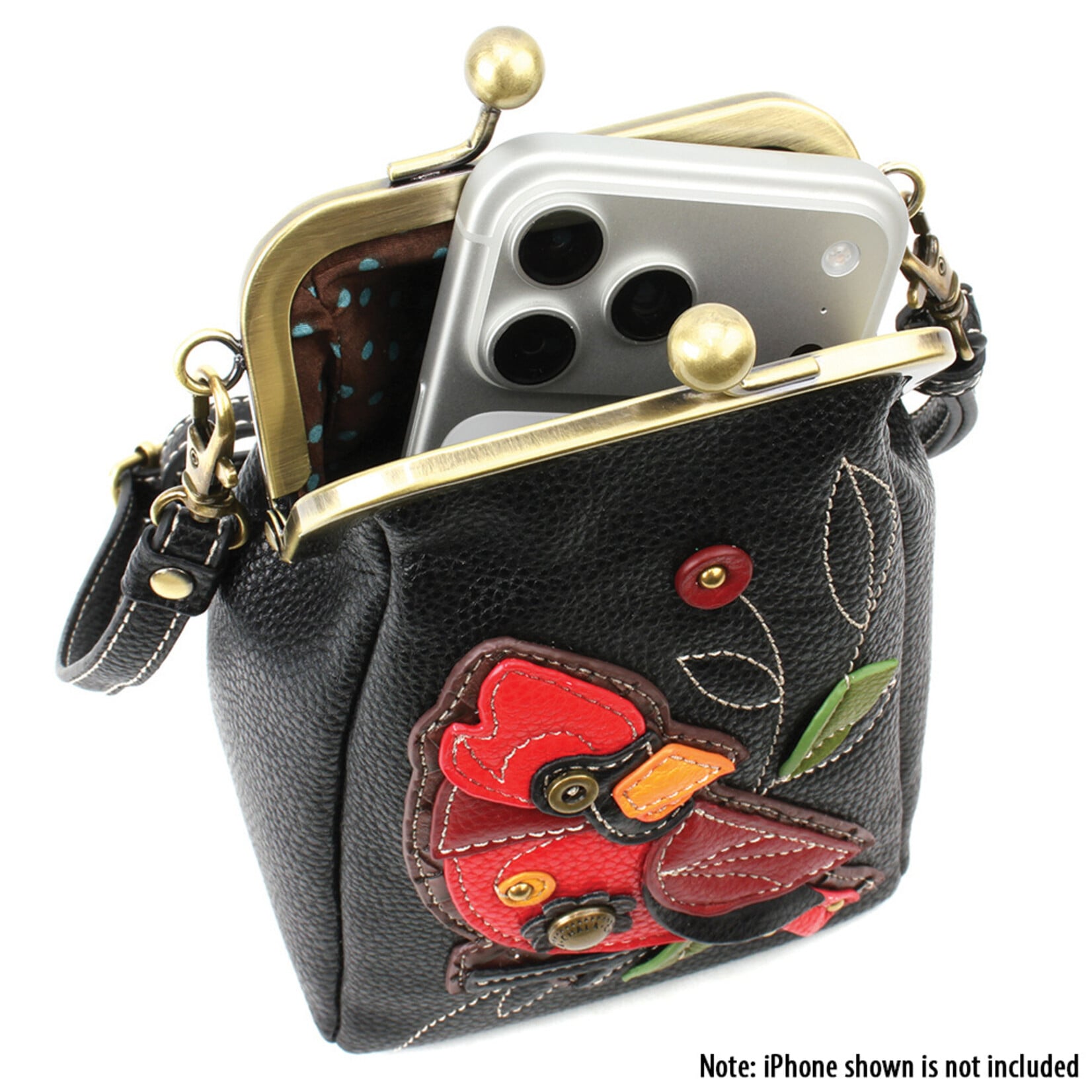 Chala Kisslock Cell Phone Crossbody - Cardinal 863CD6