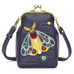 Chala Kisslock Cell Phone Crossbody - Moth 863MH1