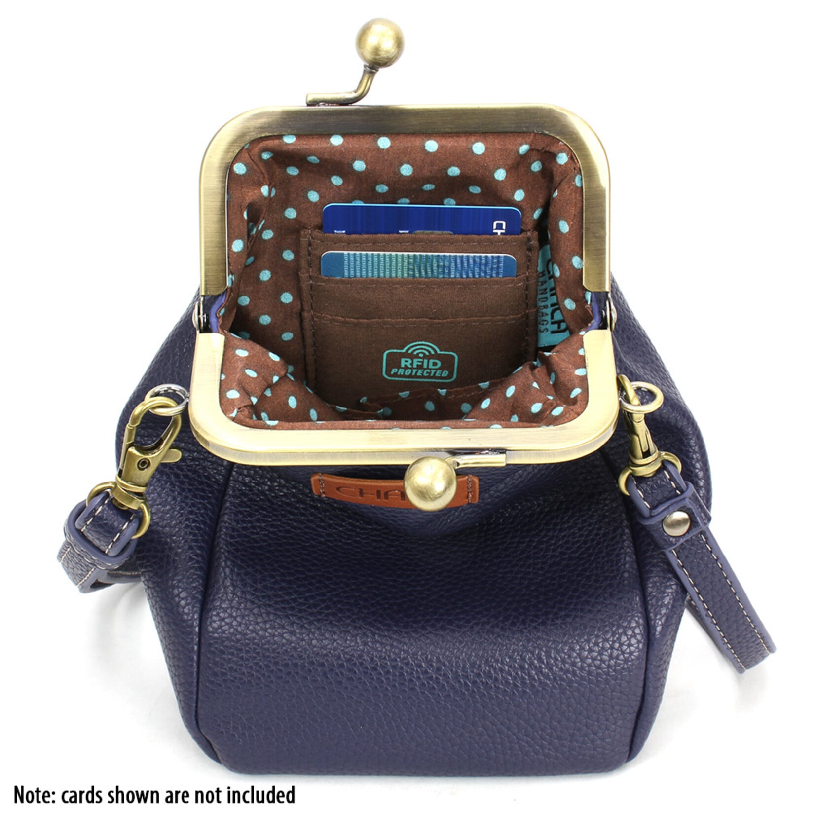 Chala Kisslock Cell Phone Crossbody - Moth 863MH1
