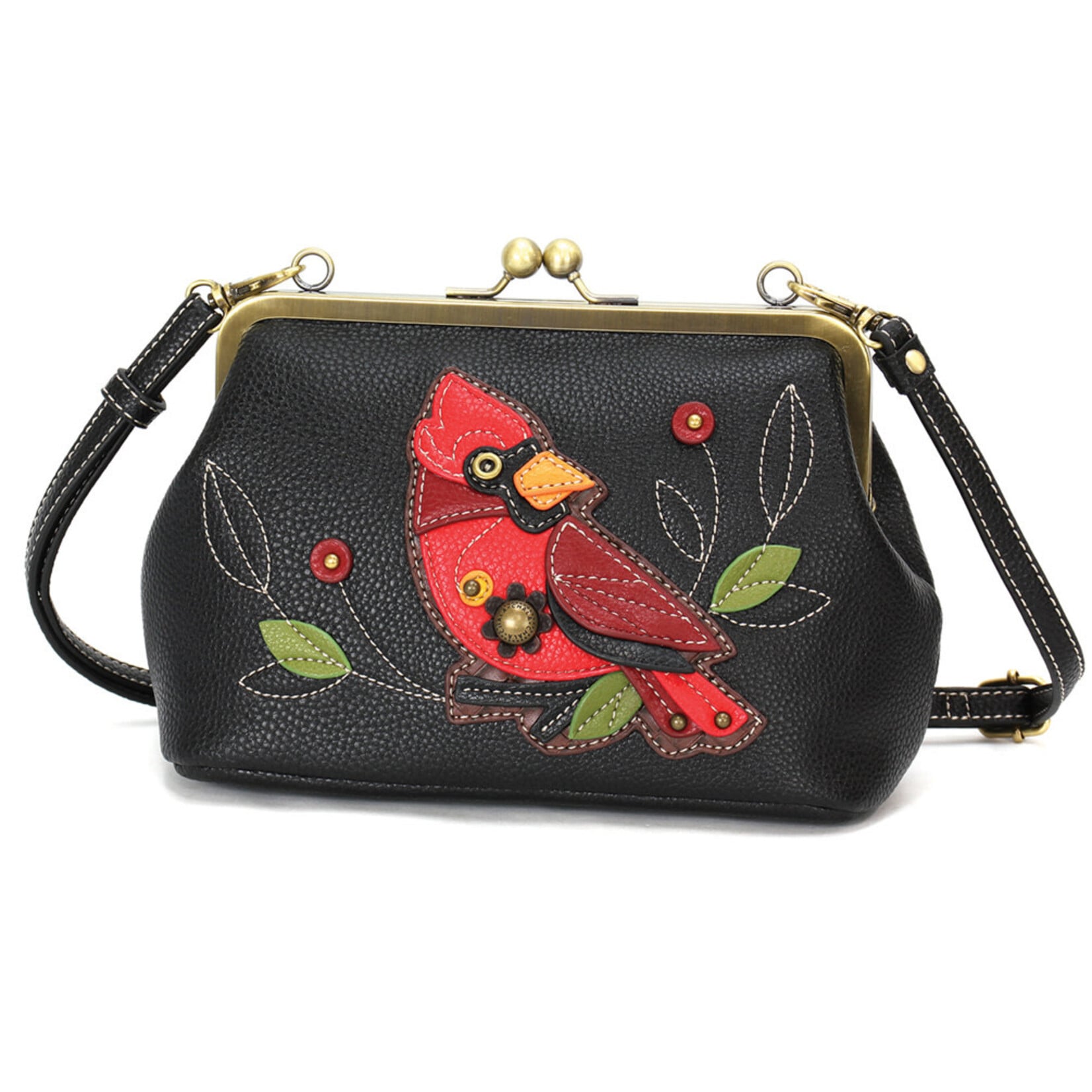 Chala Kisslock Crossbody - Cardinal 864CD6