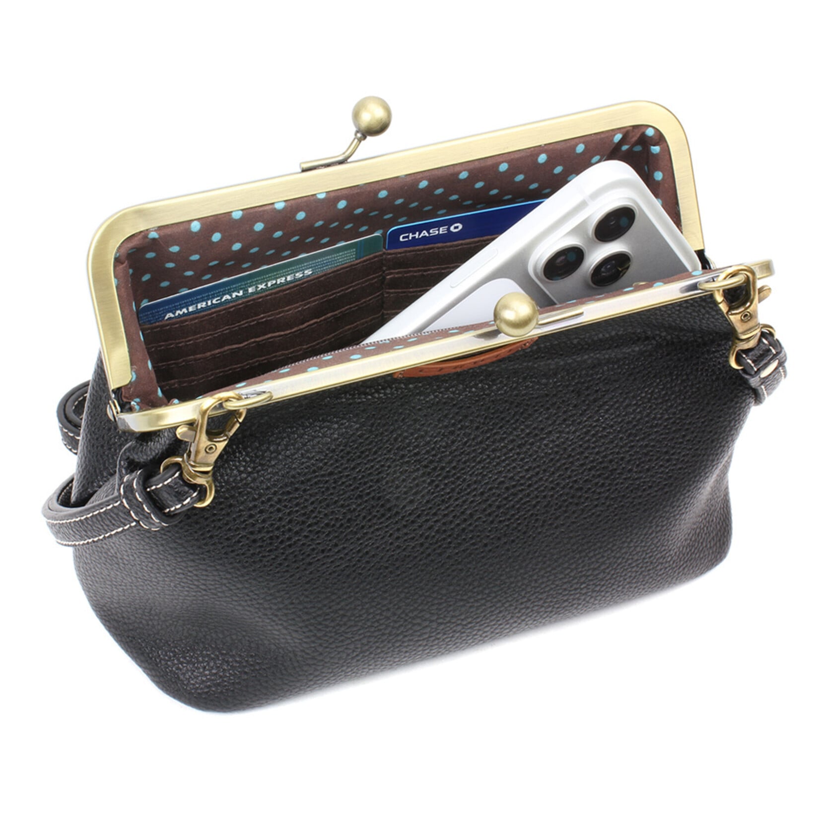 Chala Kisslock Crossbody - Cardinal 864CD6