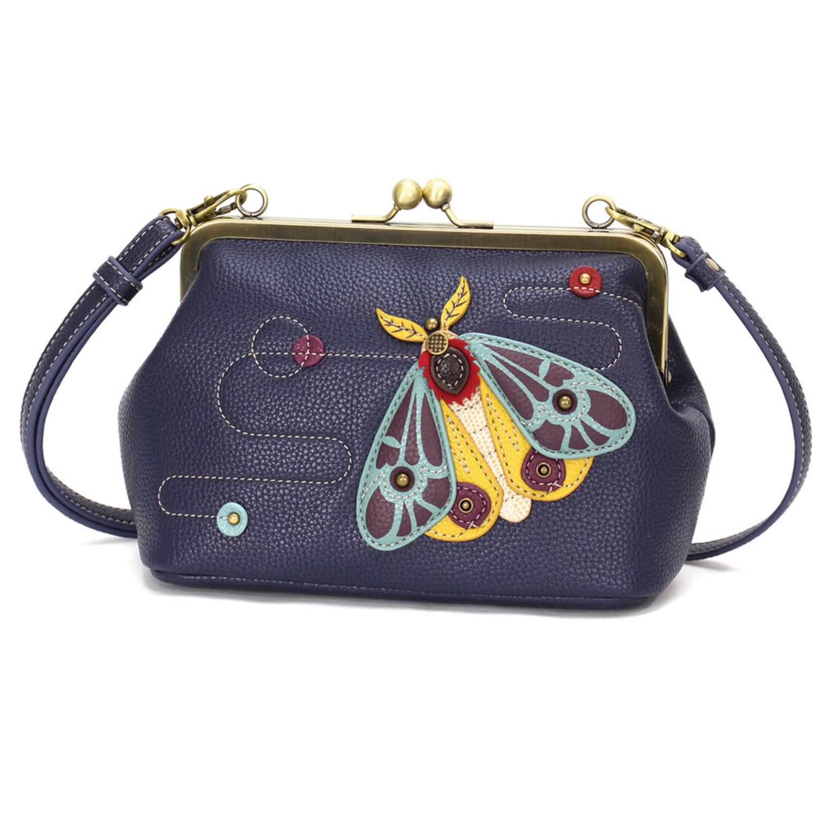 Chala Kisslock Crossbody - Moth 864MH1